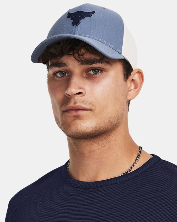 Men's Project Rock Trucker Hat in Blue image number 2